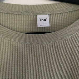 TNA Waffle Shirt Size M from Aritzia